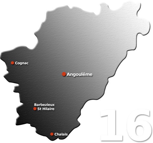 Cartographie secteur d'Angoulême - Charente 16